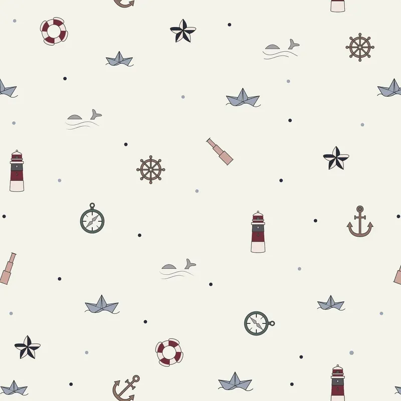 Babybettwäsche Little Sailor aus Bio-Baumwollsatin, FILIBABBA, Kissenbezug: 40 × 45 cm; Bettdeckenbezug: 70 × 100 cm, Ansicht 2