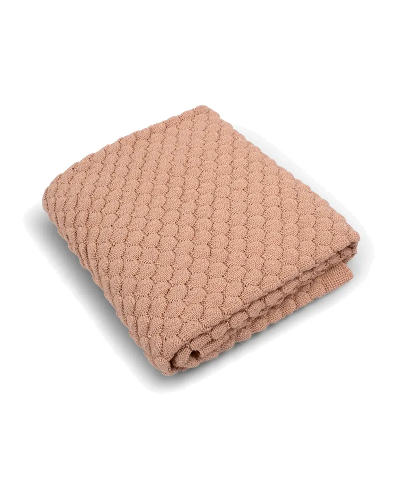 Babydecke, gestrickt aus GOTS-zertifizierter Bio-Baumwolle