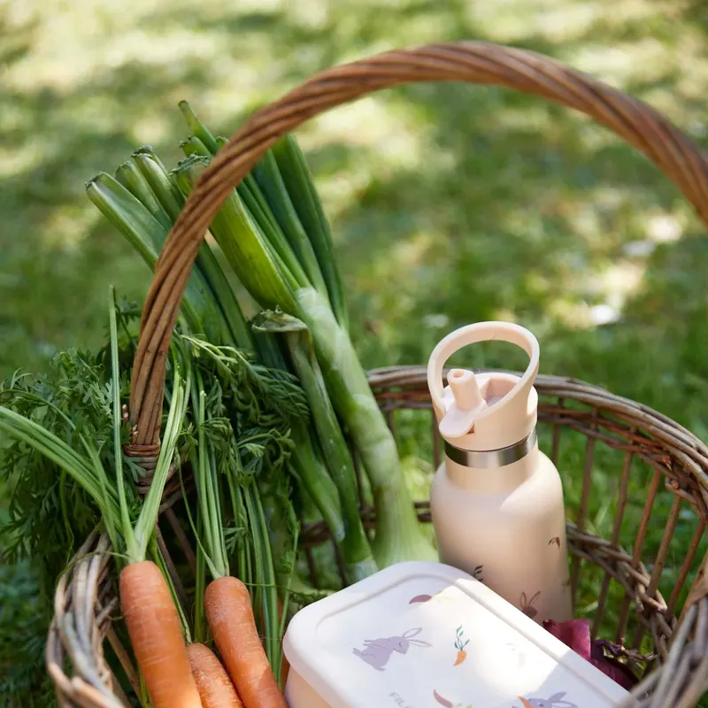 FILIBABBA Edelstahl-Trinkflasche Carrot Thief mit zwei Verschlüssen, Inhalt: 350 ml, Ansicht 4