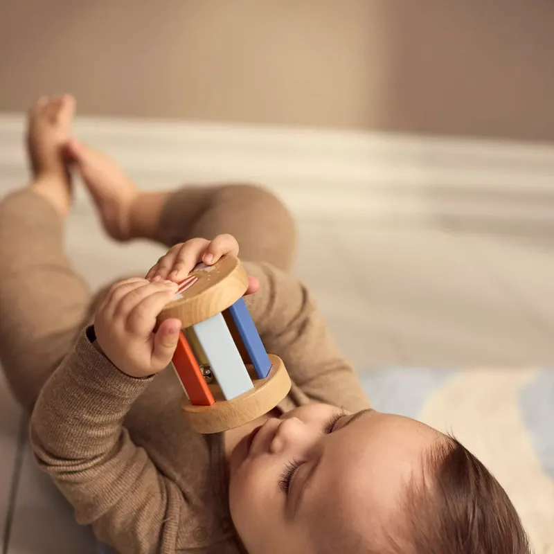 Holzspielzeug-Set „My First Wooden Sensory Toys“ mit Rasseln, FILIBABBA, Ansicht 4
