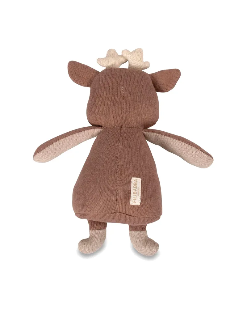 Kuscheltier Bea the Bambi aus Bio-Baumwolle, FILIBABBA, Brownie (braun), Ansicht 3