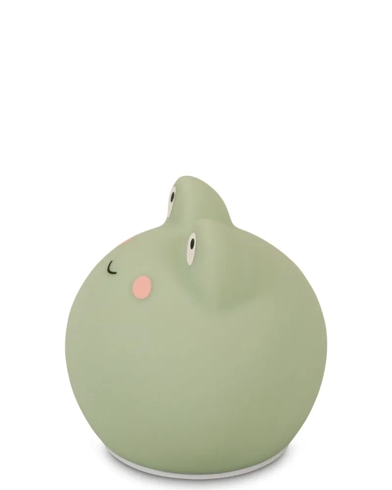 FILIBABBA LED-Tischleuchte Frey der Frosch aus Silikon, Staubiges Grün, Ansicht 2