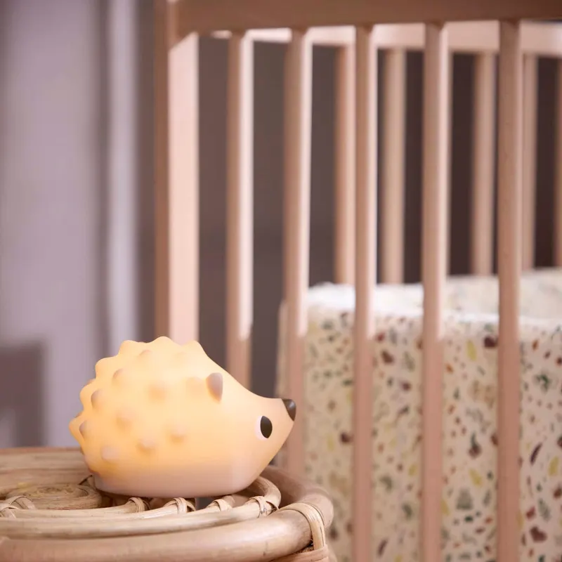 LED-Tischleuchte Henning der Igel aus Silikon, FILIBABBA, Beige, Ansicht 2