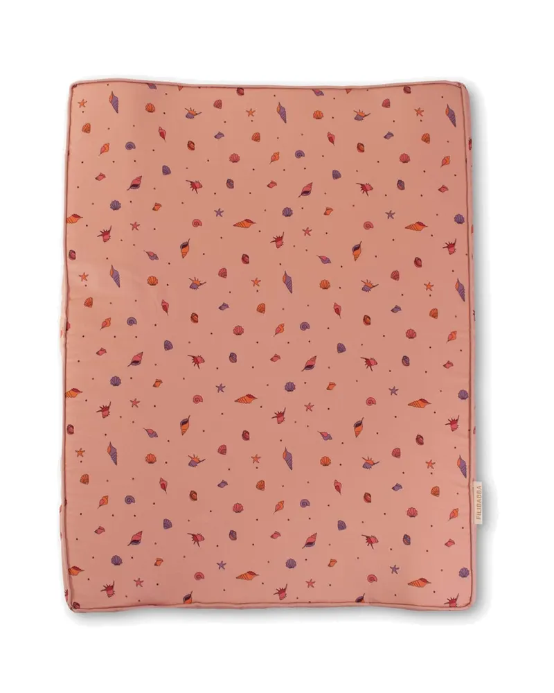 Wickelunterlage Collection of memories aus Bio-Baumwolle, FILIBABBA, 64 × 49 × 10 cm, Ansicht 3