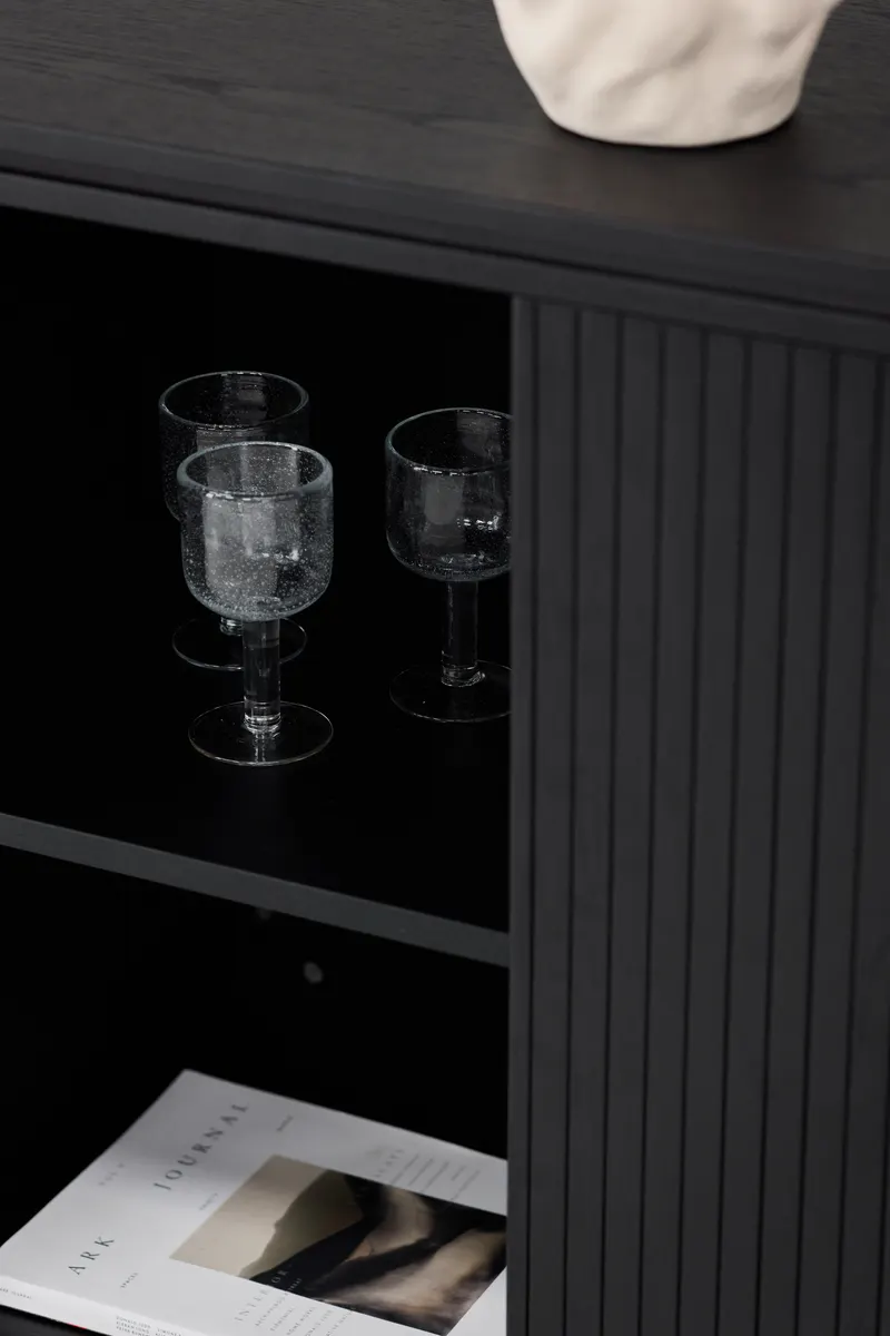 Fjällbacka ovales Sideboard, im Wohnraum, Ansicht 3