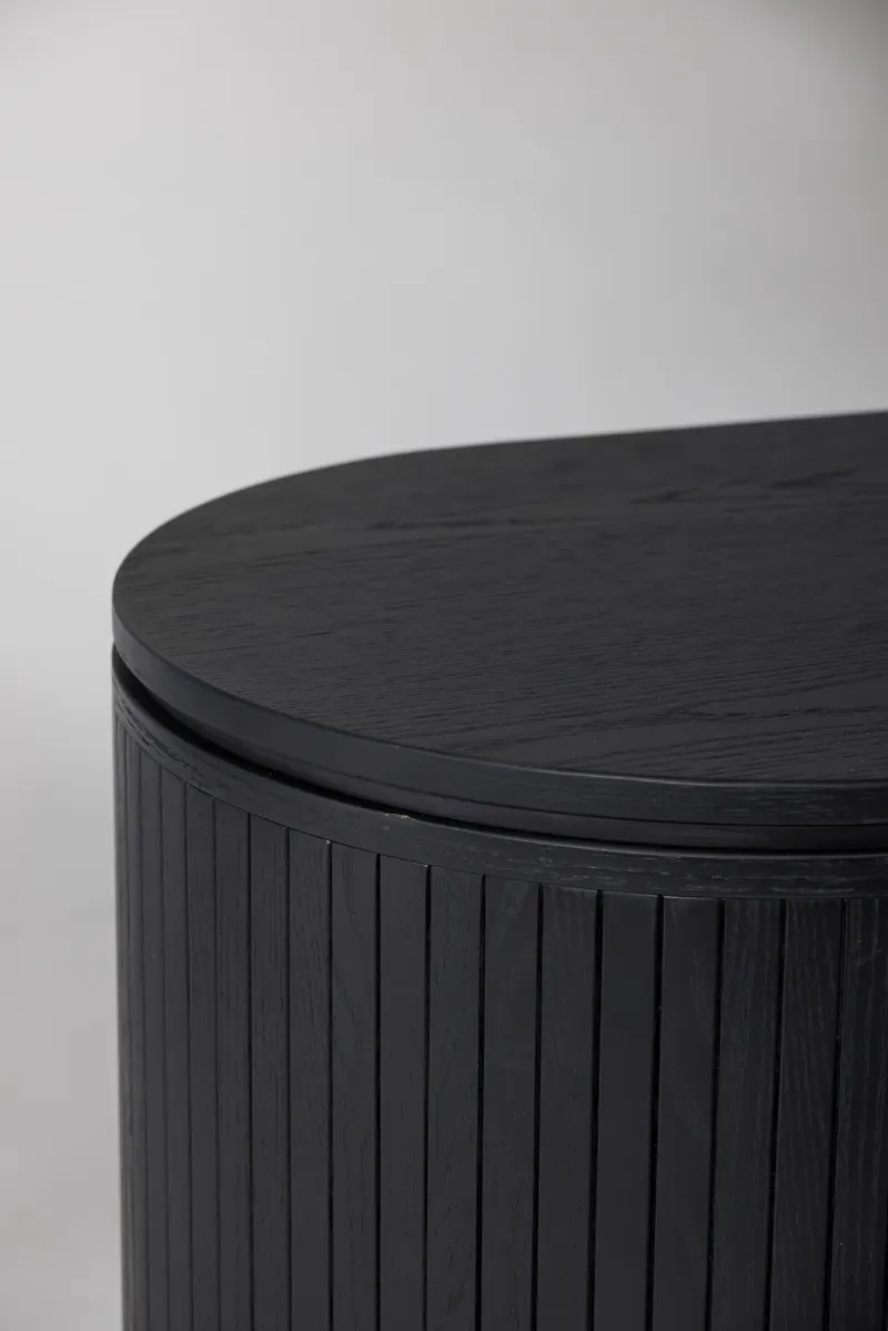 Fjällbacka TV-Lowboard mit abgerundeten Seiten, im Wohnraum, Ansicht 4