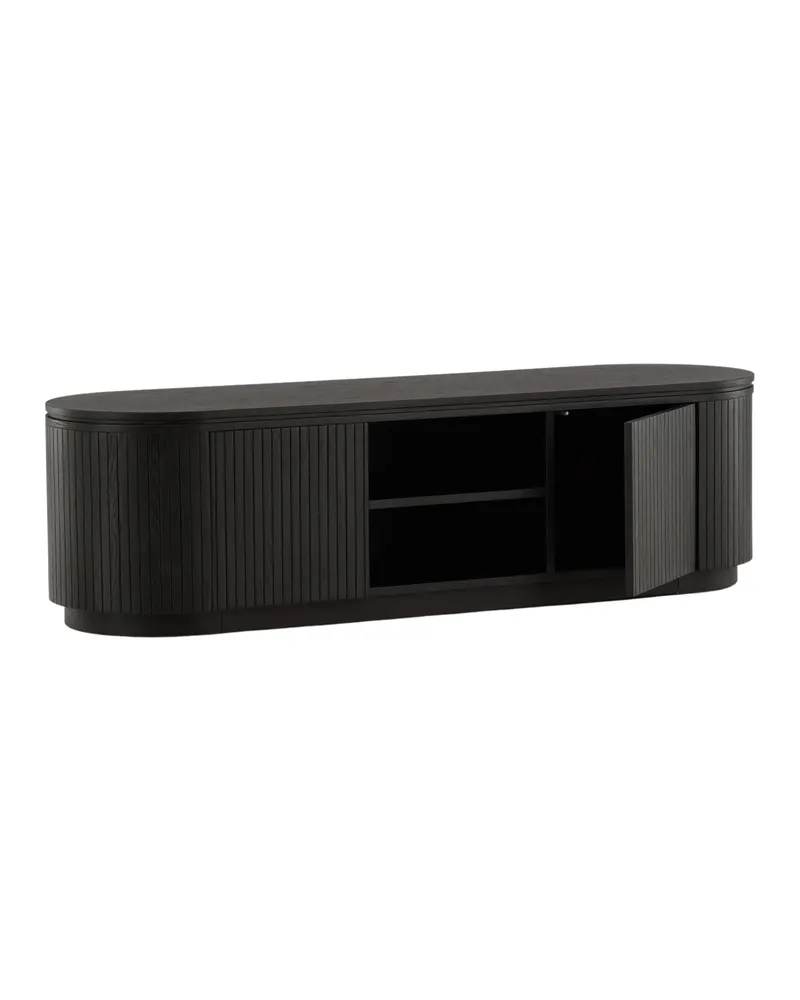Fjällbacka TV-Lowboard mit abgerundeten Seiten, Ansicht 3