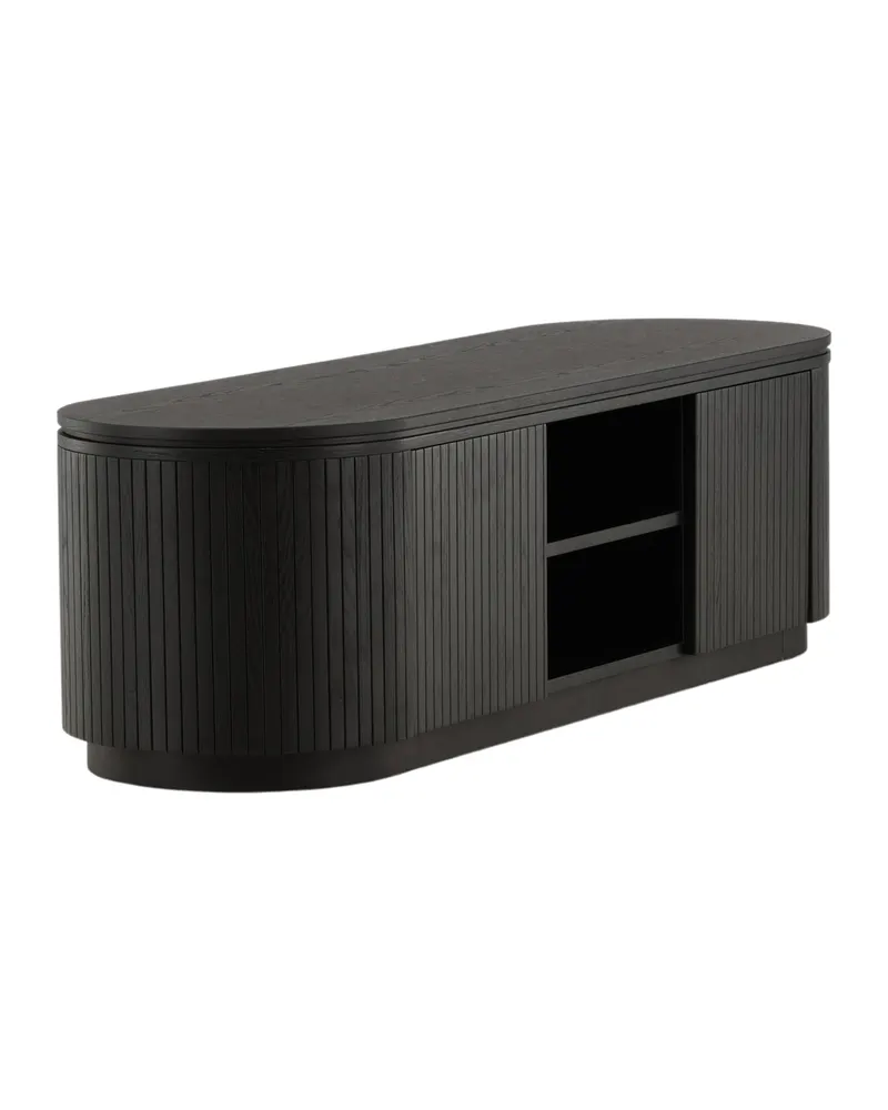 Fjällbacka TV-Lowboard mit abgerundeten Seiten, Ansicht 4