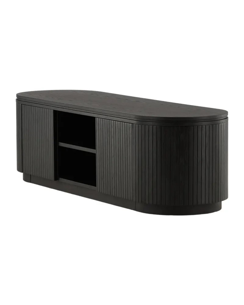 Fjällbacka TV-Lowboard mit abgerundeten Seiten, Ansicht 6