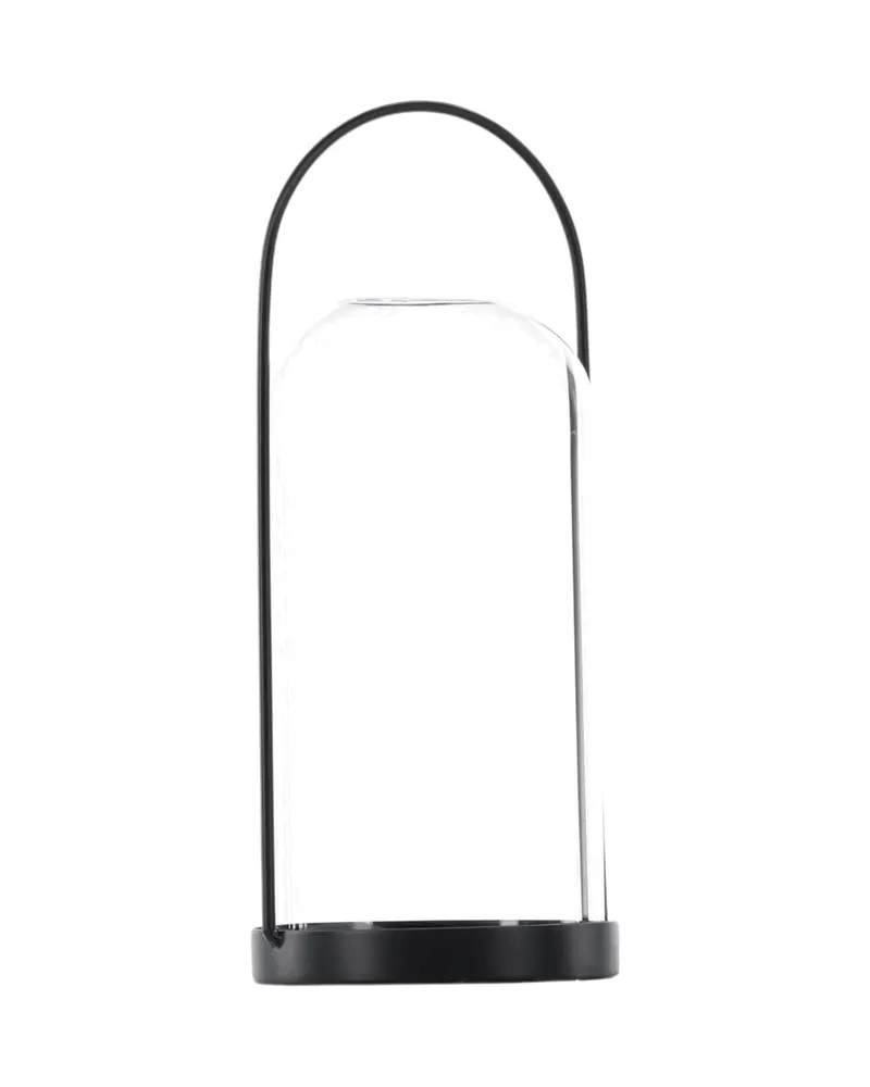 Flora Windlicht-Laterne mit Bügel aus Eisen und Glas in Ø 11 cm, Ansicht 9