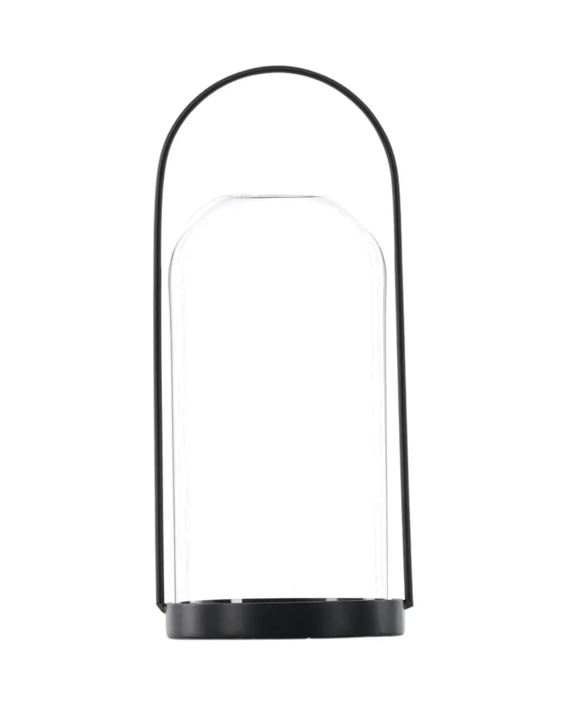 Flora Windlicht-Laterne mit Bügel aus Eisen und Glas in Ø 11 cm, Ansicht 10