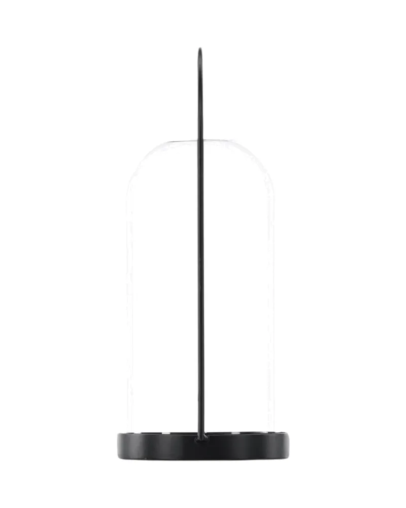 Flora Windlicht-Laterne mit Bügel aus Eisen und Glas in Ø 11 cm, Ansicht 4