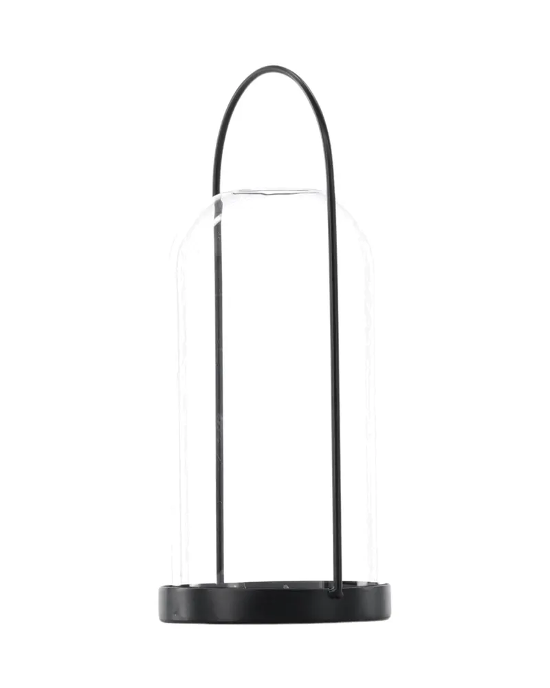 Flora Windlicht-Laterne mit Bügel aus Eisen und Glas in Ø 11 cm, Ansicht 6