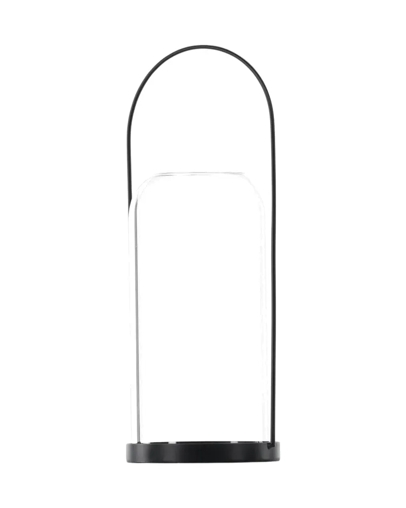 Flora Windlicht-Laterne mit Bügel aus Eisen und Glas in Ø 13 cm, Ansicht 11