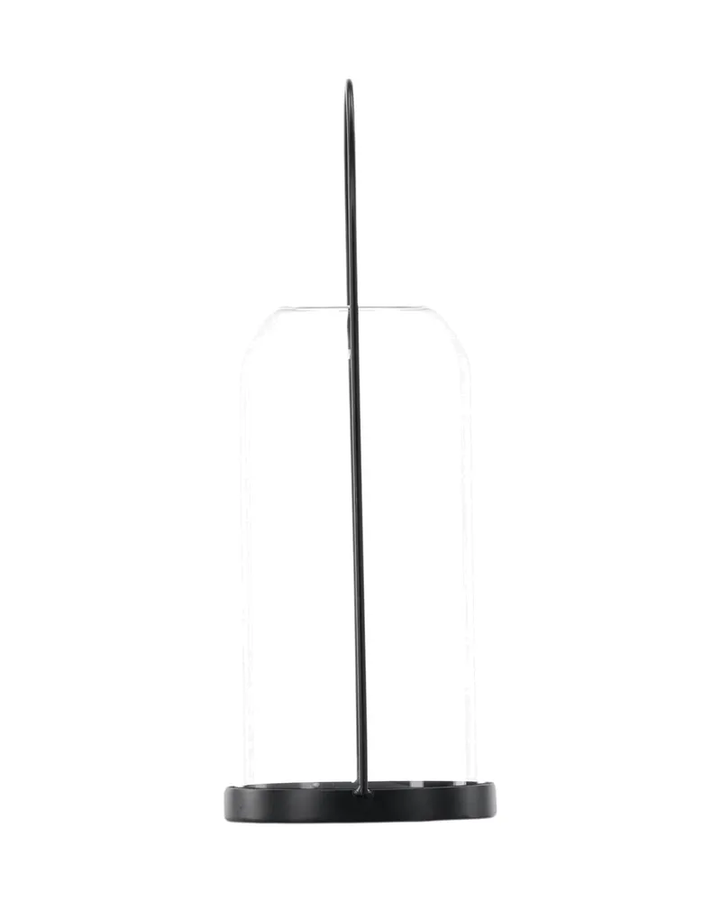Flora Windlicht-Laterne mit Bügel aus Eisen und Glas in Ø 13 cm, Ansicht 7