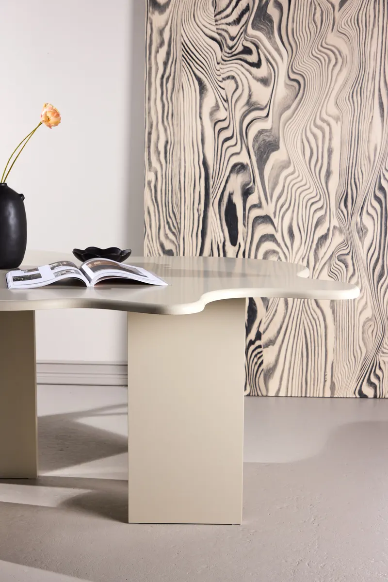 Flower ovaler Esstisch 190 × 123 cm, im Wohnraum, Ansicht 2