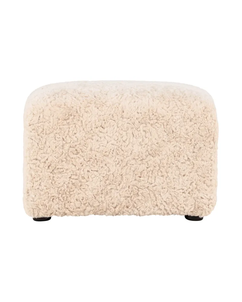 Frankie quadratischer Pouf aus Fleece in 50 × 35 × 50 cm, Ansicht 10