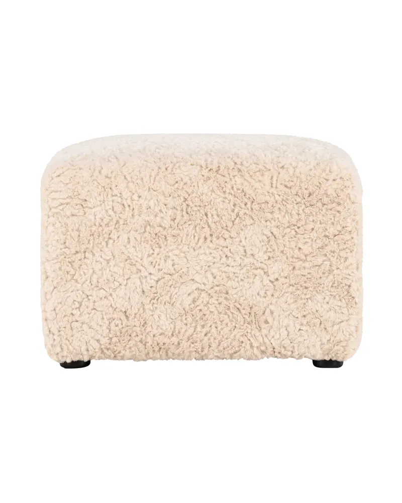 Frankie quadratischer Pouf aus Fleece in 50 × 35 × 50 cm, Ansicht 4