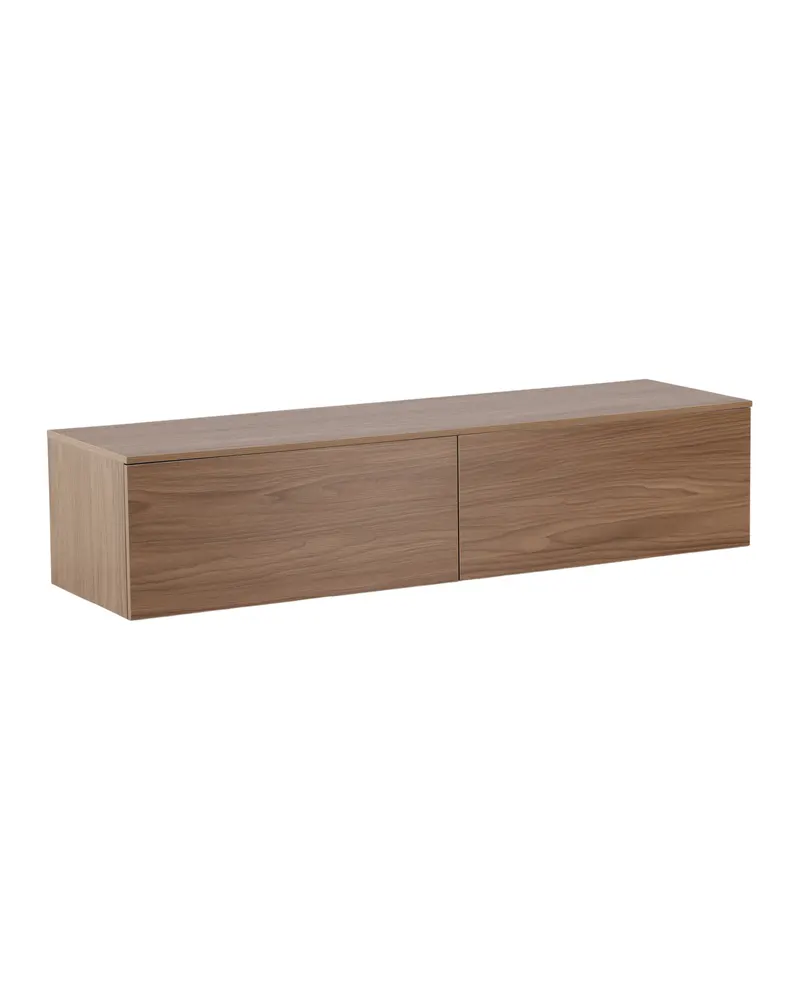 Frihamn flache Kommode in 45 × 35 × 160 cm, Walnuss, Ansicht 1
