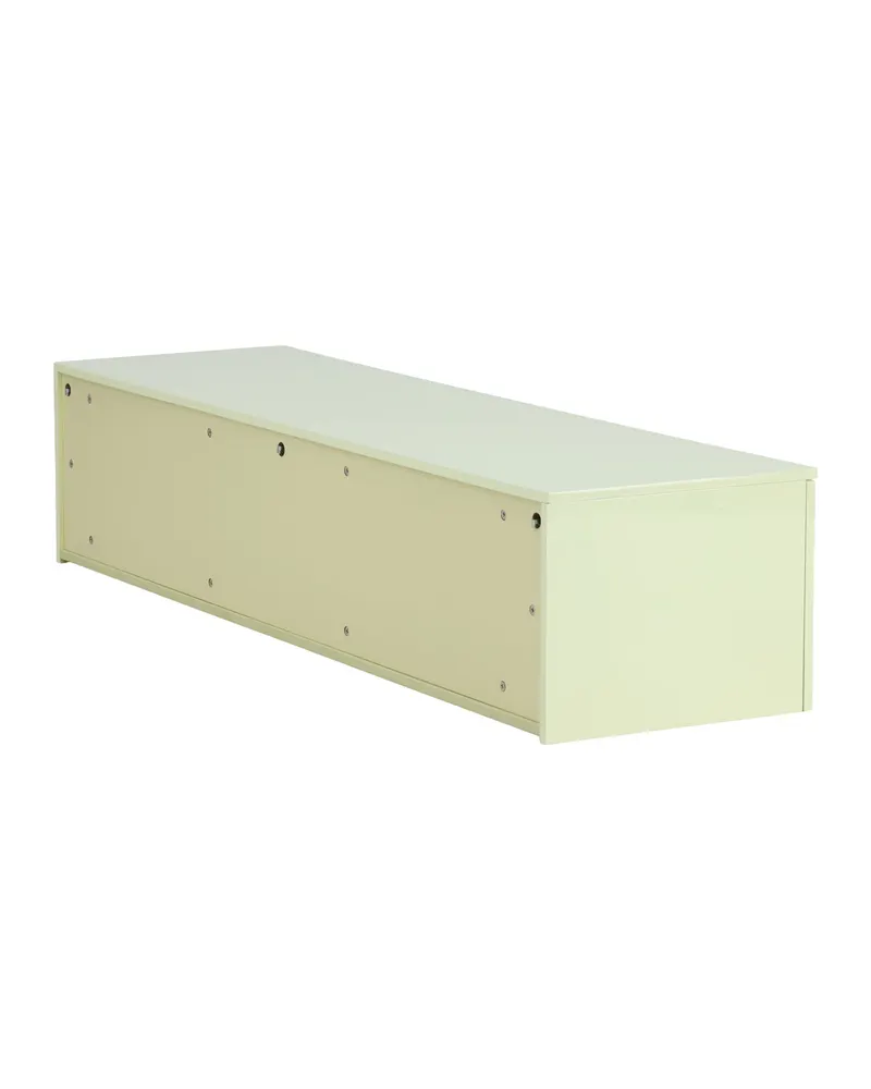 Frihamn flache Kommode in 160 × 45 × 35 cm, Grün, Gestell Hellgrün, Ansicht 11