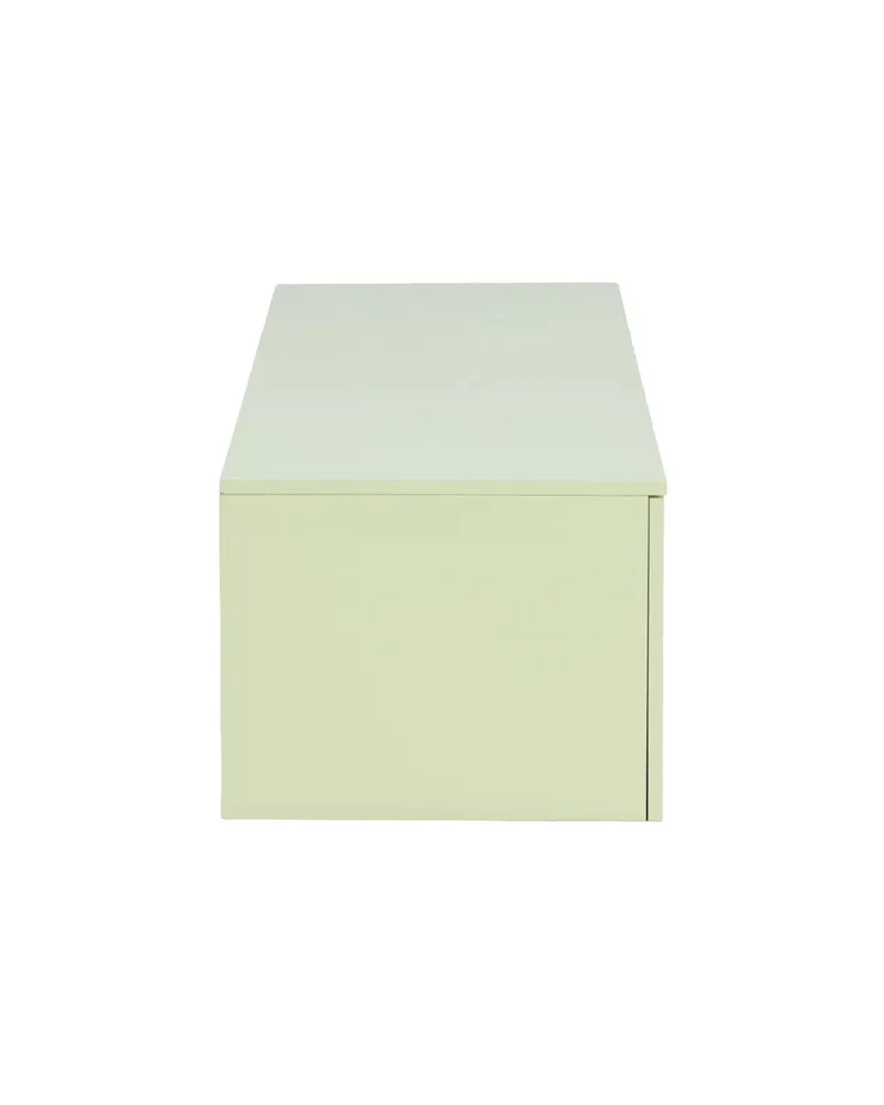 Frihamn flache Kommode in 160 × 45 × 35 cm, Grün, Gestell Hellgrün, Ansicht 3