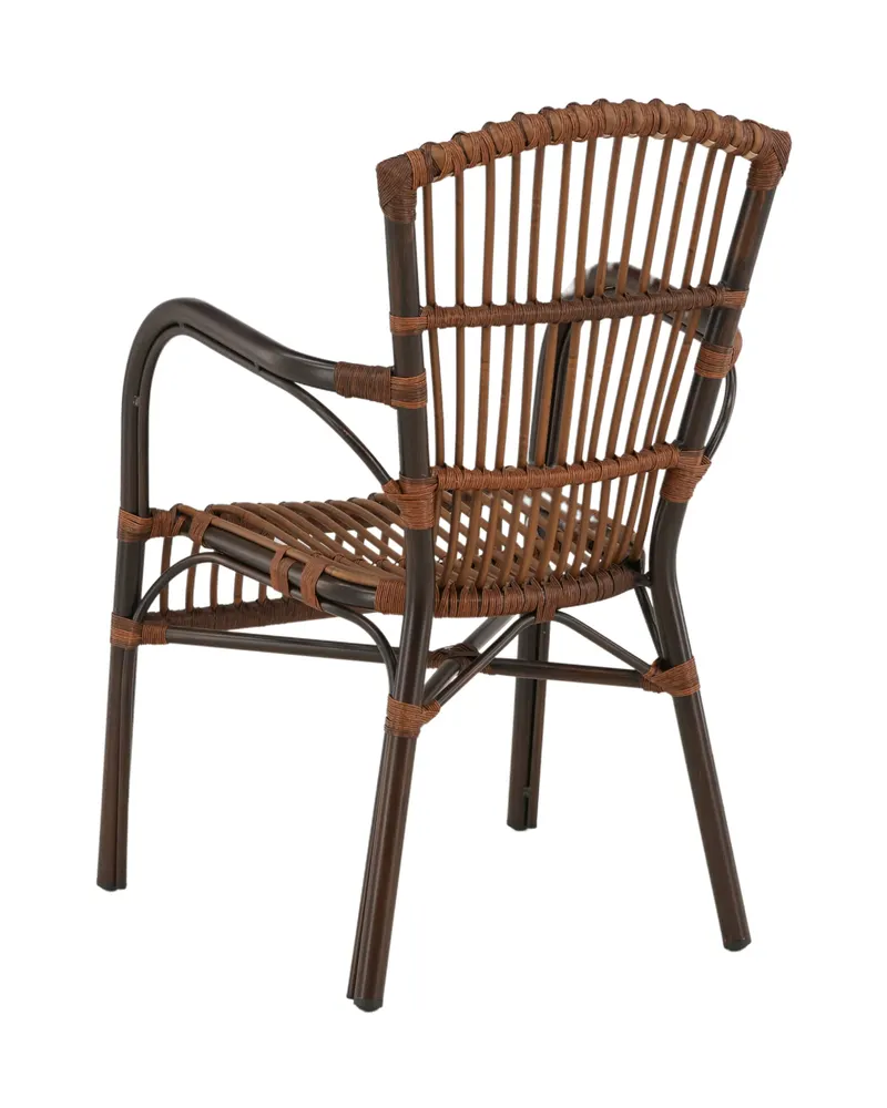 Galera Gartenstuhl mit Rattansitz und Armlehnen, Ansicht 10