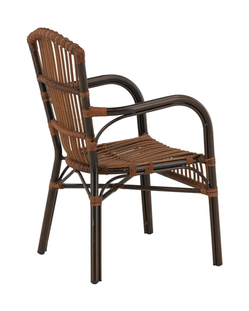 Galera Gartenstuhl mit Rattansitz und Armlehnen, Ansicht 12