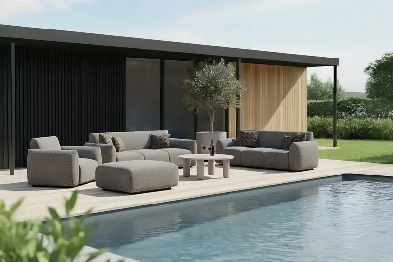 Gartensessel Dawson, Greige alpine von Richmond Interiors, Wohnbeispiel 8, im Wohnraum