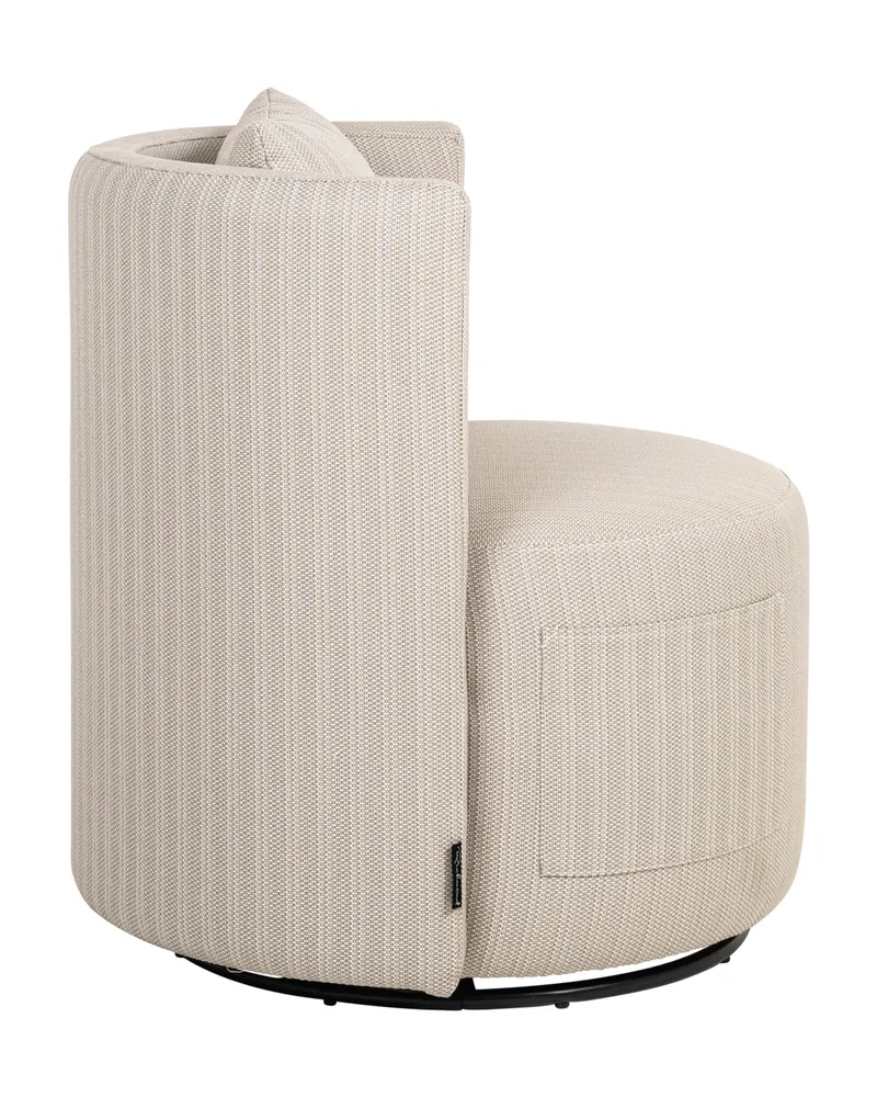 Gartenstuhl Marlin, Beige, drehbar von Richmond Interiors, Produktansicht 4