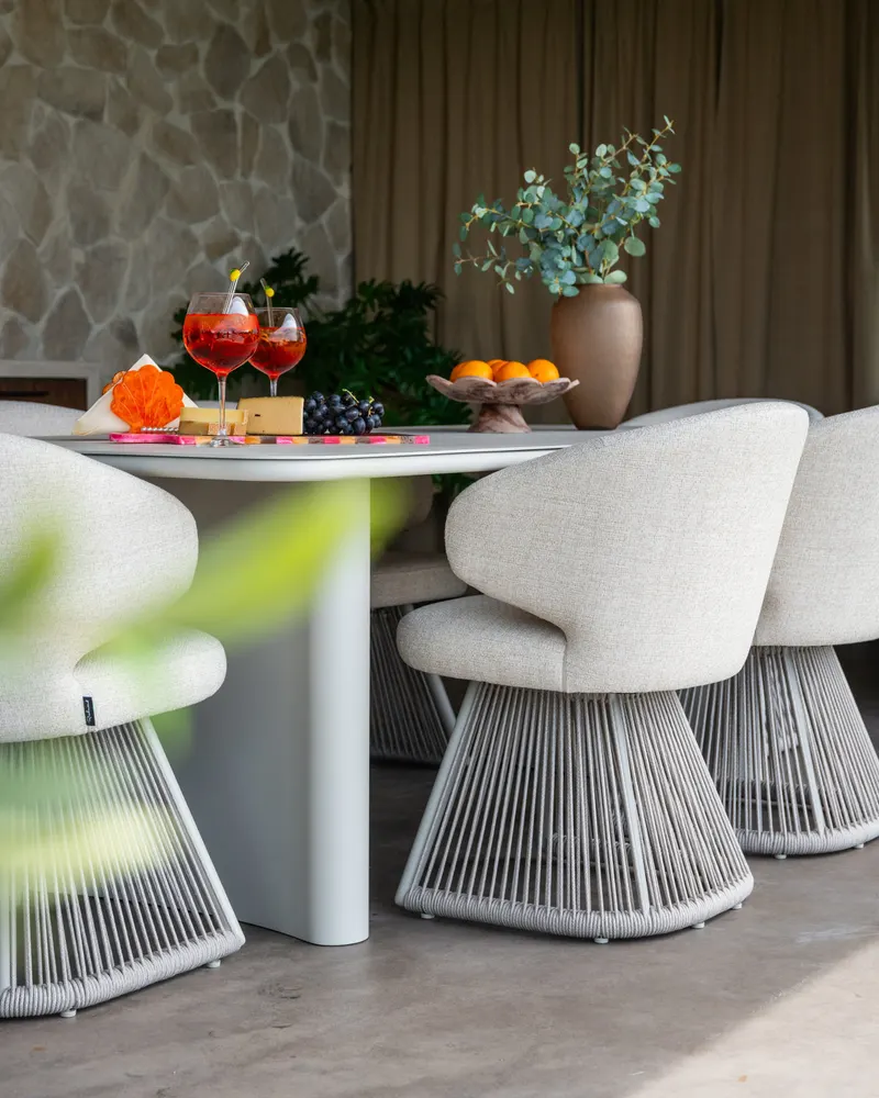 Gartenstuhl Nuba, Beige alpine von Richmond Interiors, Wohnbeispiel 9, im Wohnraum