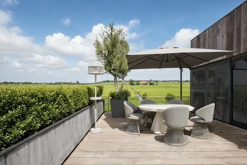 Gartentisch Urban Bloom Sandstone von Richmond Interiors, Wohnbeispiel 7, im Wohnraum
