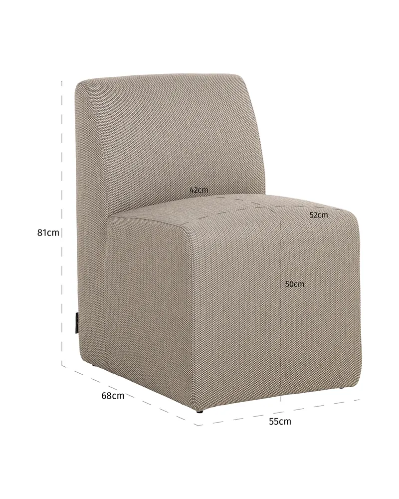 Gartenstuhl Riva, Taupe von Richmond Interiors, Produktansicht 11