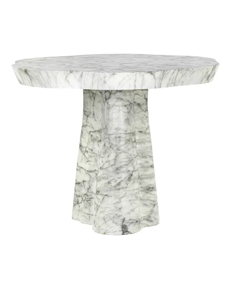 Gartentisch Rockyard Weiß, 100 cm Ø von Richmond Interiors, Produktansicht 2