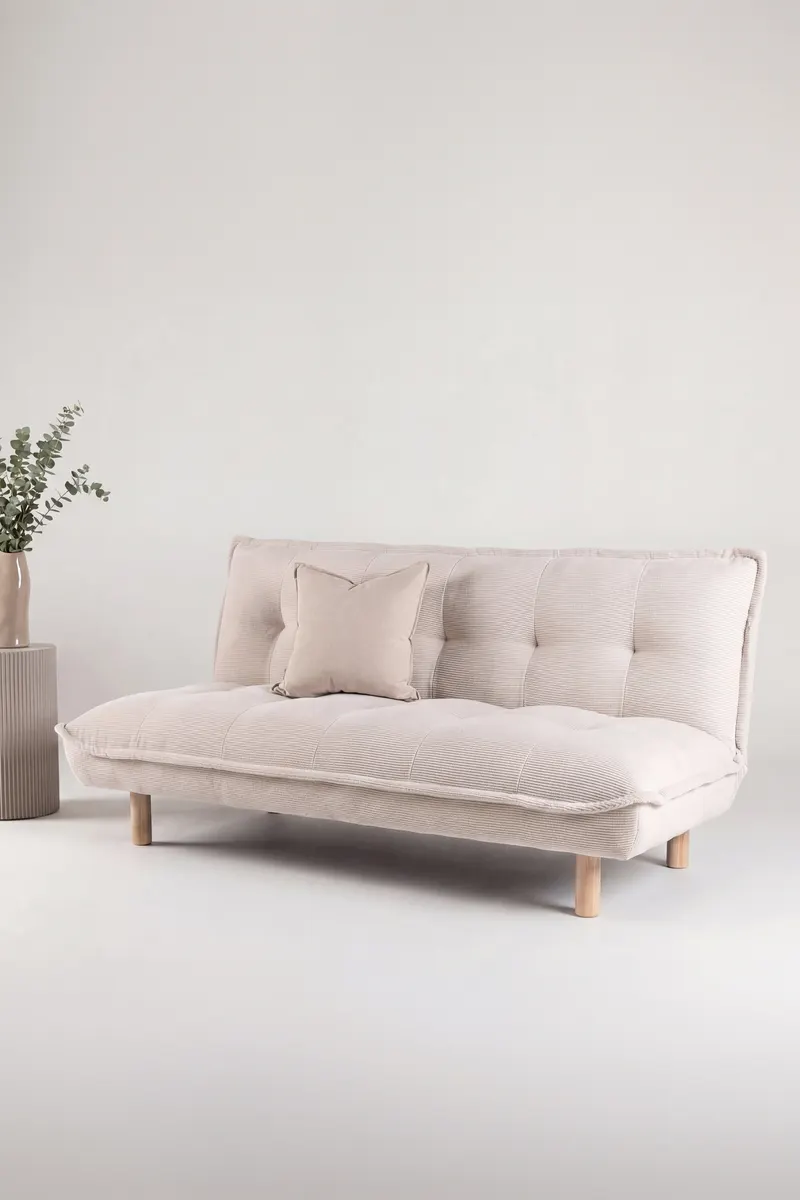 Gertrud Cord Sofa mit Schlaffunktion, im Wohnraum