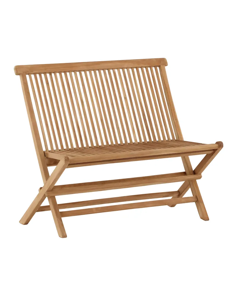 Ghana klappbare Gartenbank aus Teak, Ansicht 2
