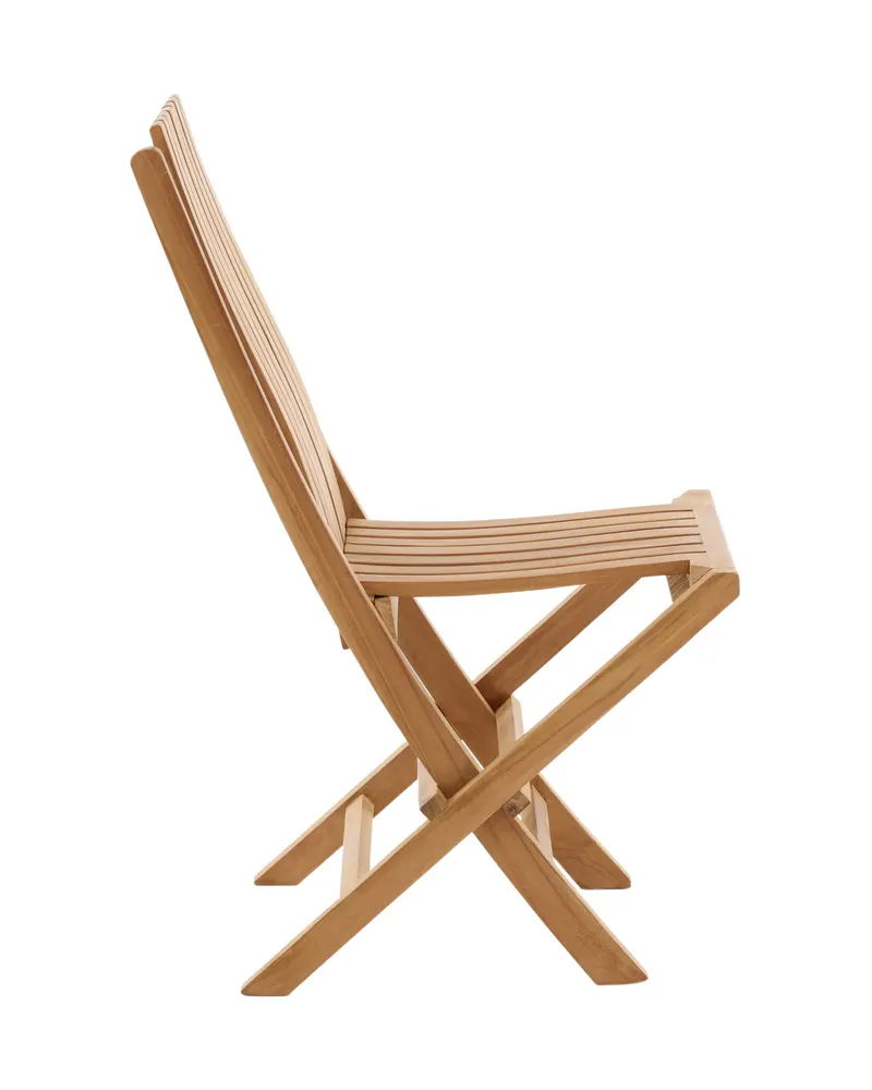 Ghana klappbarer Gartenstuhl aus Teak, Ansicht 3