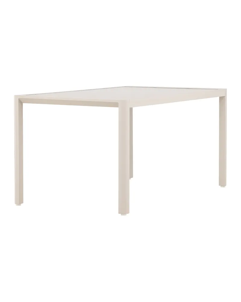 Giardini Gartentisch aus Aluminium mit gerippter Tischplatte in 150 × 85 cm, Beige, Ansicht 11