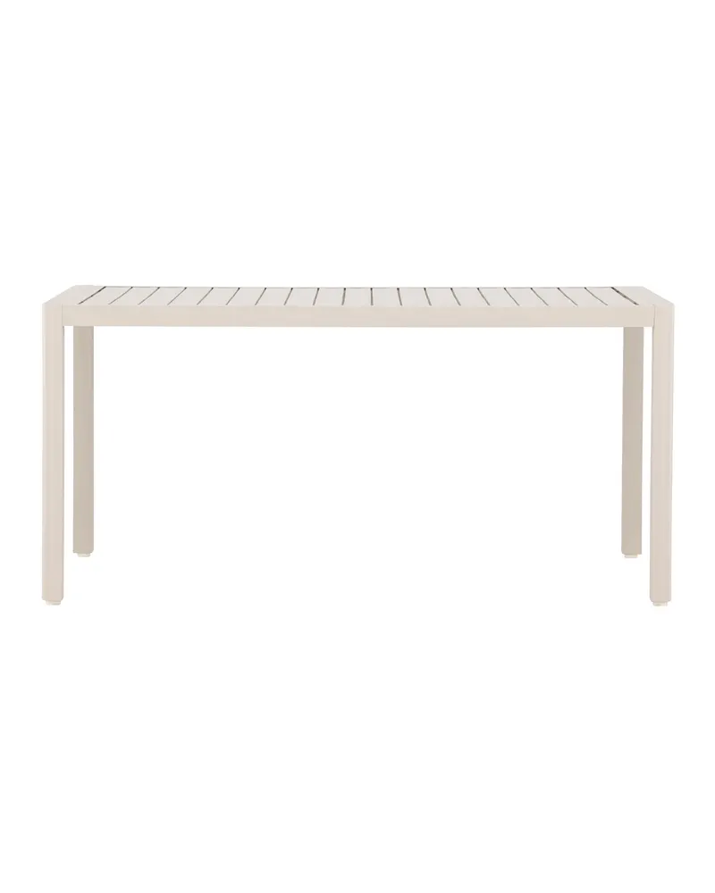 Giardini Gartentisch aus Aluminium mit gerippter Tischplatte in 150 × 85 cm, Beige, Ansicht 7