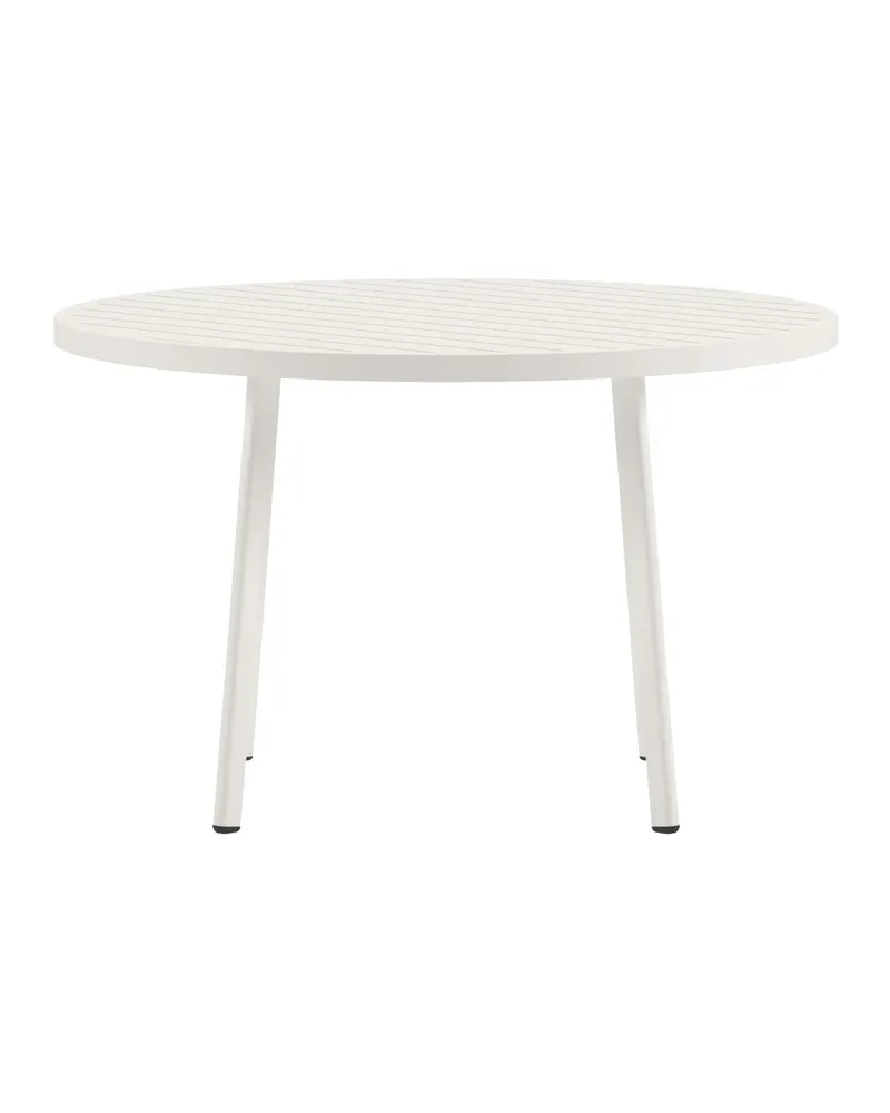Giardini runder Gartentisch mit Lamellenplatte in Beige, Ansicht 2