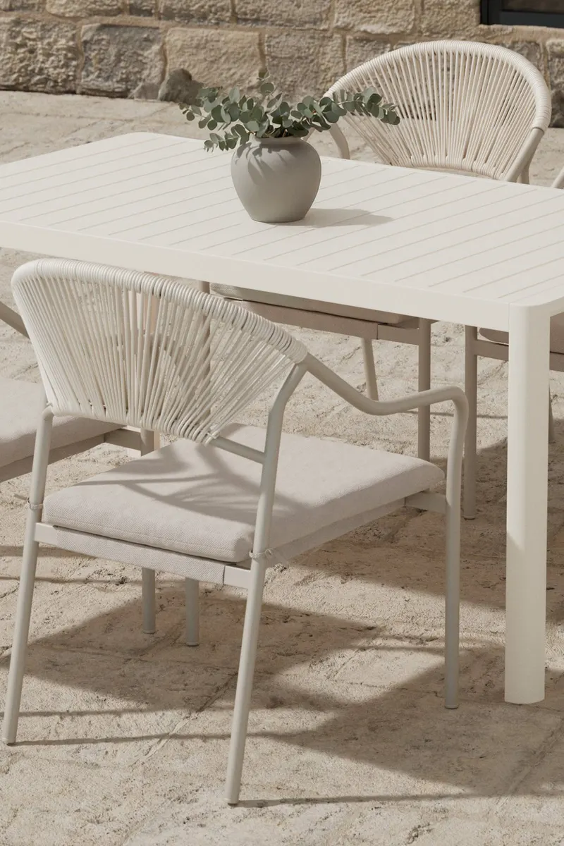 Giardini & Paros Gartenmöbel-Set mit 4 Stühlen, im Wohnraum, Ansicht 2