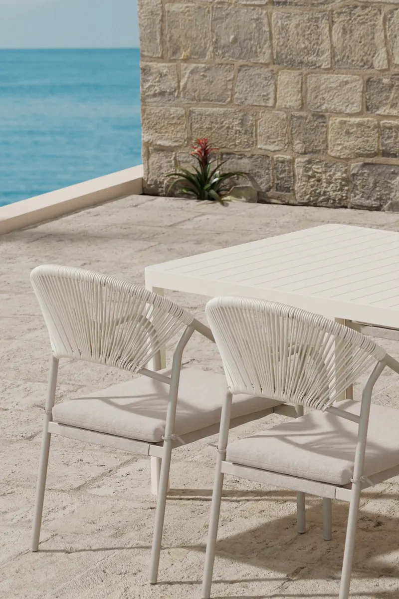 Giardini & Paros Gartenmöbel-Set mit 6 Stühlen, im Wohnraum, Ansicht 2