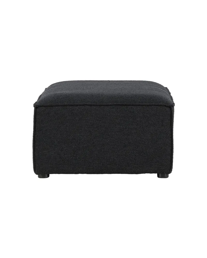 Gillholmen rechteckiger Polsterhocker in 60 × 37 × 112 cm, Schwarz, Polyester-Bouclé, Ansicht 2