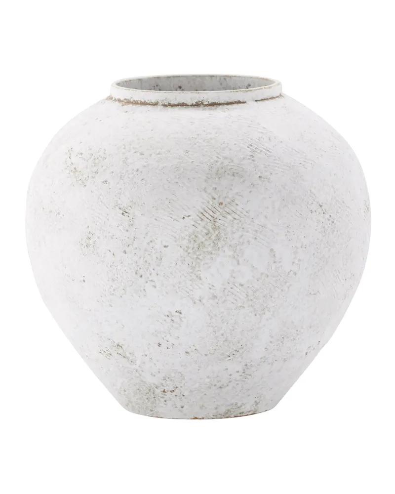 Globe Kugelvase aus Töpferware, Ansicht 1