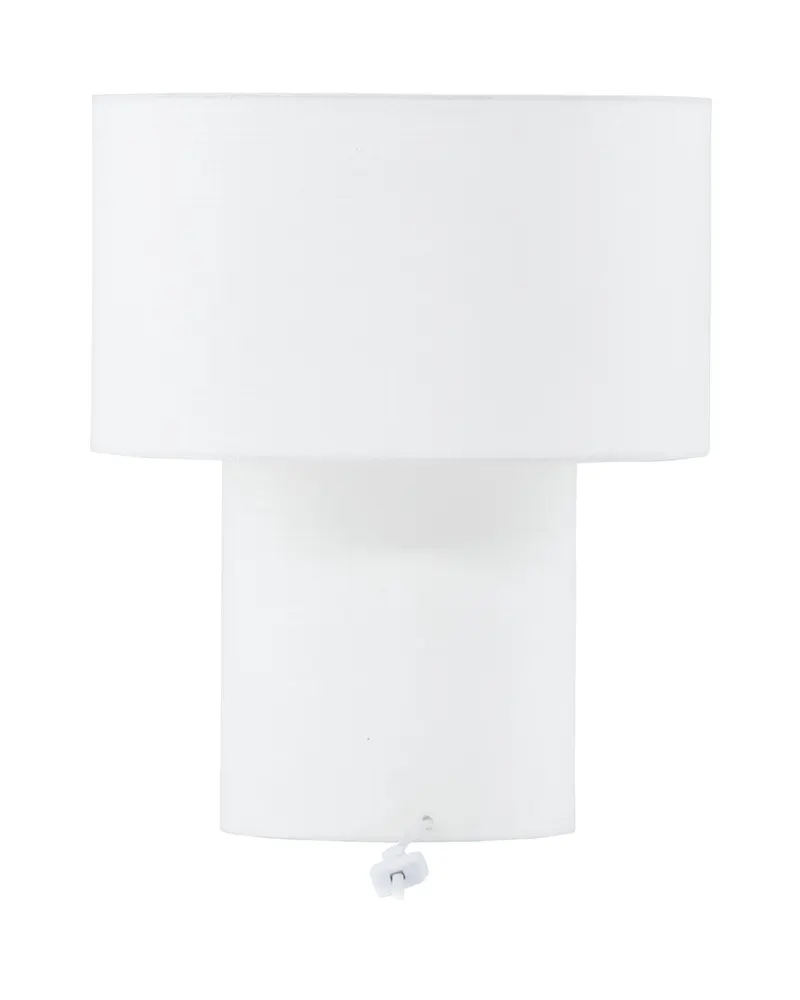 Globia Tischlampe mit Stoffbezug in Leinenoptik, Ansicht 10