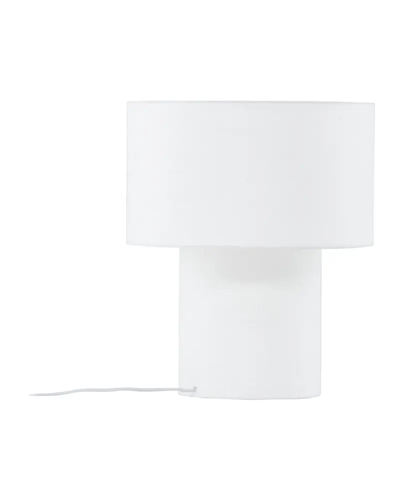 Globia Tischlampe mit Stoffbezug in Leinenoptik, Ansicht 12