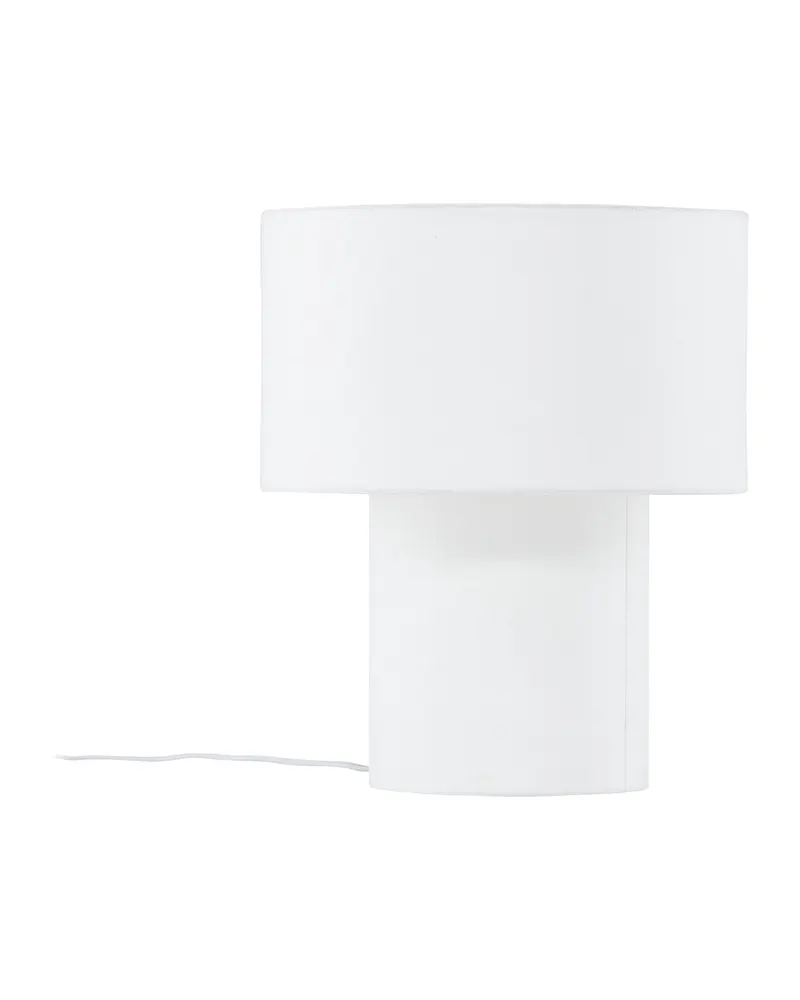 Globia Tischlampe mit Stoffbezug in Leinenoptik, Ansicht 2