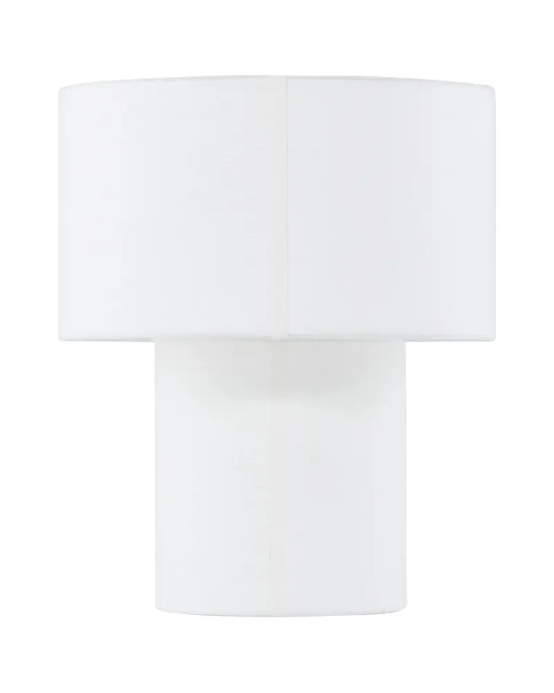 Globia Tischlampe mit Stoffbezug in Leinenoptik, Ansicht 4