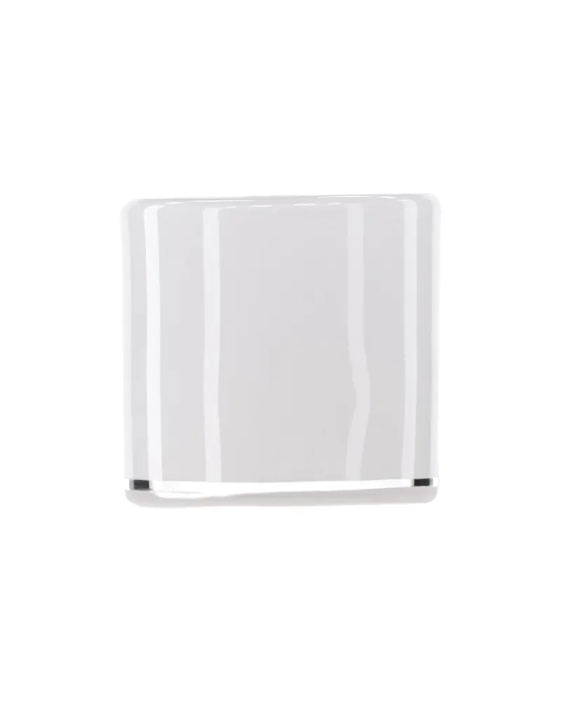 Glora zylindrisches Windlicht aus Glas in Ø 8 cm, Weiß, Ansicht 12