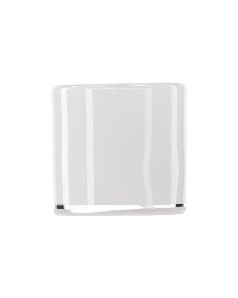 Glora zylindrisches Windlicht aus Glas in Ø 8 cm, Weiß, Ansicht 2