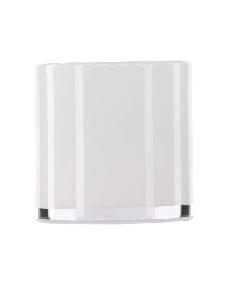 Glora zylindrisches Windlicht aus Glas in Ø 10 cm, Weiß, Ansicht 9